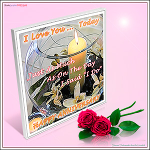 An ANNIVERSARY e-Card - I Love You Today Just As Much As ...