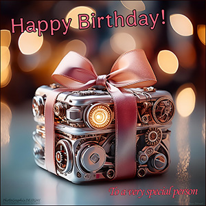 A BIRTHDAY e-CARD "HER STEAMPUNK MAKEUP TOOLBOX"
