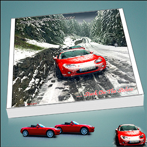 A BLANK e-CARD - STUCK ON THE STELVIO