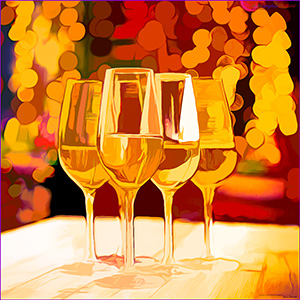 A BLANK e-CARD "SIP SIP HURRAY"