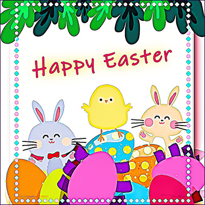 BUY NOW! BUMPIKINS MAKES FRIENDS - EASTER eCARD