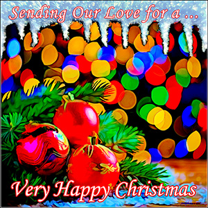 A CHRISTMAS e-CARD "HAPPY CHRISTMAS"