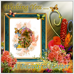 An EASTER e-CARD "A BEAUTIFUL EASTER"