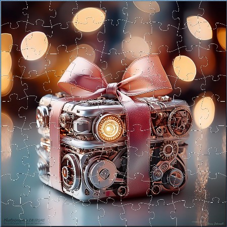 FREE WITH eCARD! HER STEAMPUNK MAKEUP TOOLBOX - DIGITAL JIGSAW 