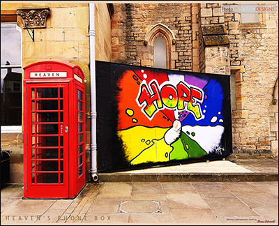 BUY NOW! HEAVEN'S PHONE BOX - FINE ART PRINT