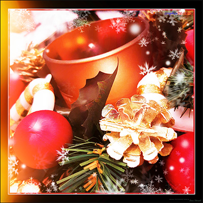 BUY NOW! IN GREENS AND REDS AND GOLDS - PHOTOGRAPHIC ART PRINT