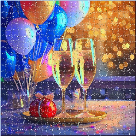 BUY NOW! LET THE CELEBRATIONS BEGIN - Digital Jigsaw - Own it Forever