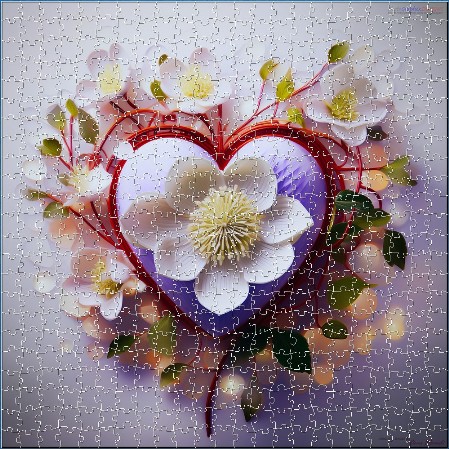BUY NOW! PURPLE HEART - Digital Jigsaw - Own it Forever