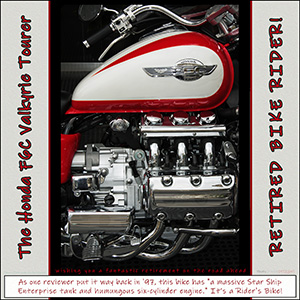 A RETIREMENT e-CARD - HEART OF THE HONDA VALKYRIE