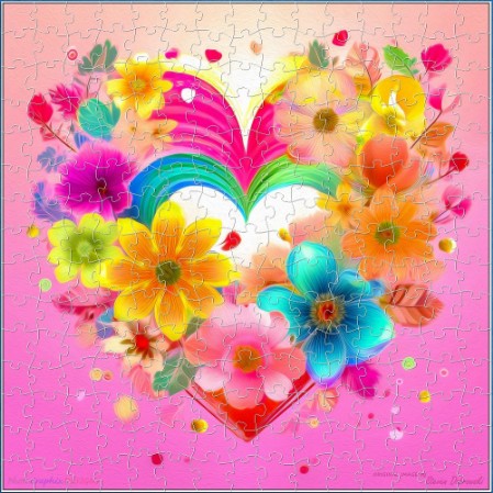 BUY NOW! THE COLOURS OF LOVE - web-playable jigsaw