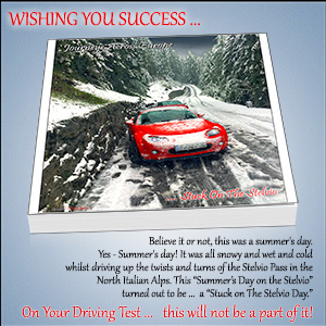 A WISHING YOU SUCCESS e-CARD - STUCK ON THE STELVIO